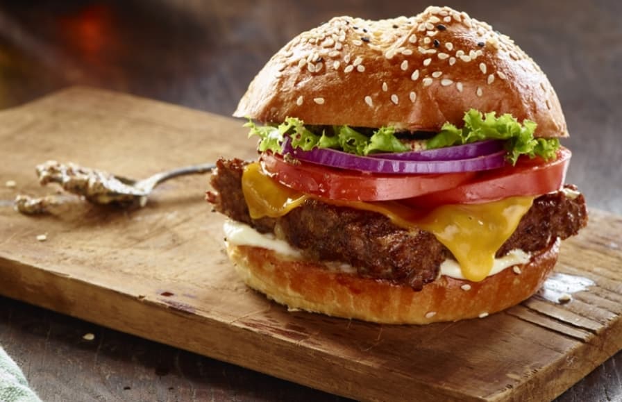 Homemade Hamburgers Love In A Bun